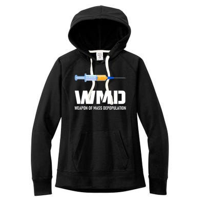 WMD Weapon Of Mass Depopulation Women's Fleece Hoodie