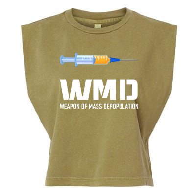 WMD Weapon Of Mass Depopulation Garment-Dyed Women's Muscle Tee