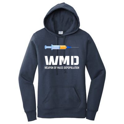 WMD Weapon Of Mass Depopulation Women's Pullover Hoodie