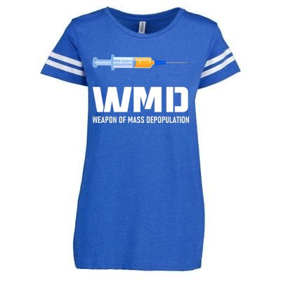 WMD Weapon Of Mass Depopulation Enza Ladies Jersey Football T-Shirt