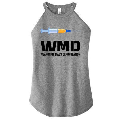 WMD Weapon Of Mass Depopulation Women's Perfect Tri Rocker Tank