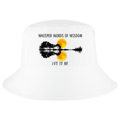 Whisper Words Of Wisdom Letit Be Guitar Lake Shadow Cool Comfort Performance Bucket Hat