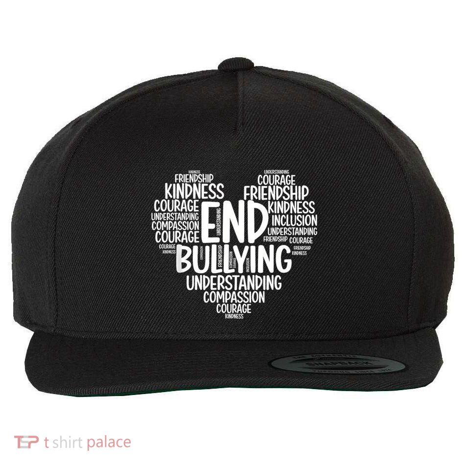 We Wear Orange For Unity Day End Bullying Choose Kindness Wool Snapback Cap