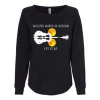 Whisper Words Of Wisdom Letit Be Guitar Lake Shadow Womens California Wash Sweatshirt