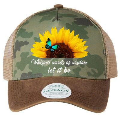 Whisper Words Of Wisdom Let It Be With Butterfly Legacy Tie Dye Trucker Hat