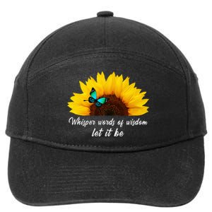 Whisper Words Of Wisdom Let It Be With Butterfly 7-Panel Snapback Hat