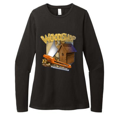 Woodshop Womens CVC Long Sleeve Shirt