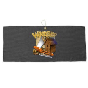 Woodshop Large Microfiber Waffle Golf Towel