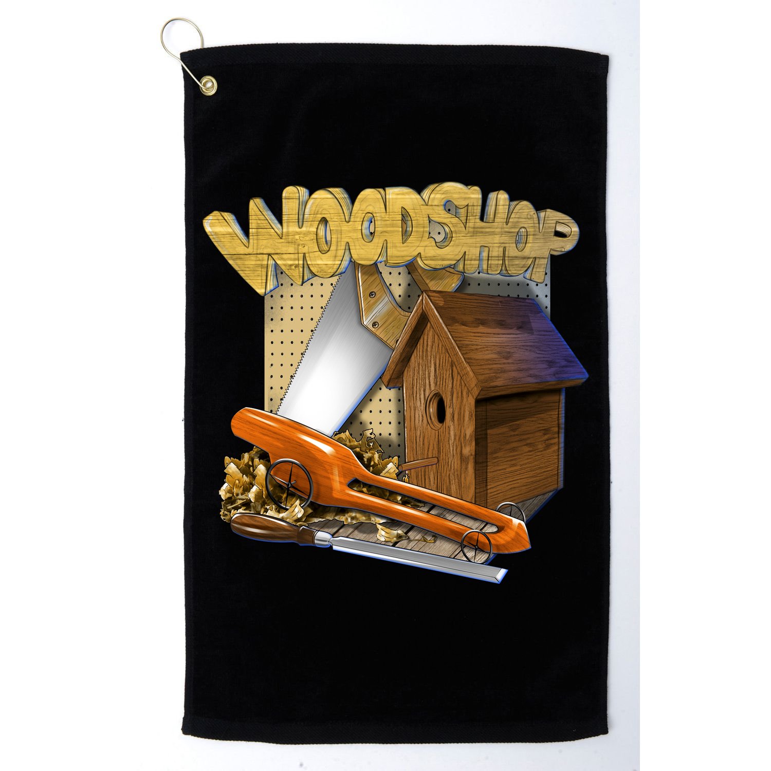 Woodshop Golf Towel