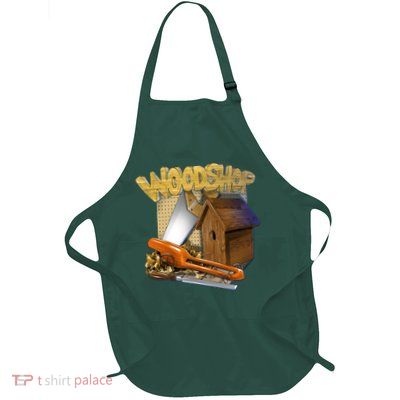 Woodshop Full-Length Apron With Pockets