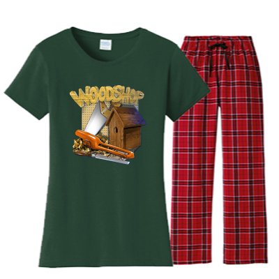 Woodshop Women's Flannel Pajama Set