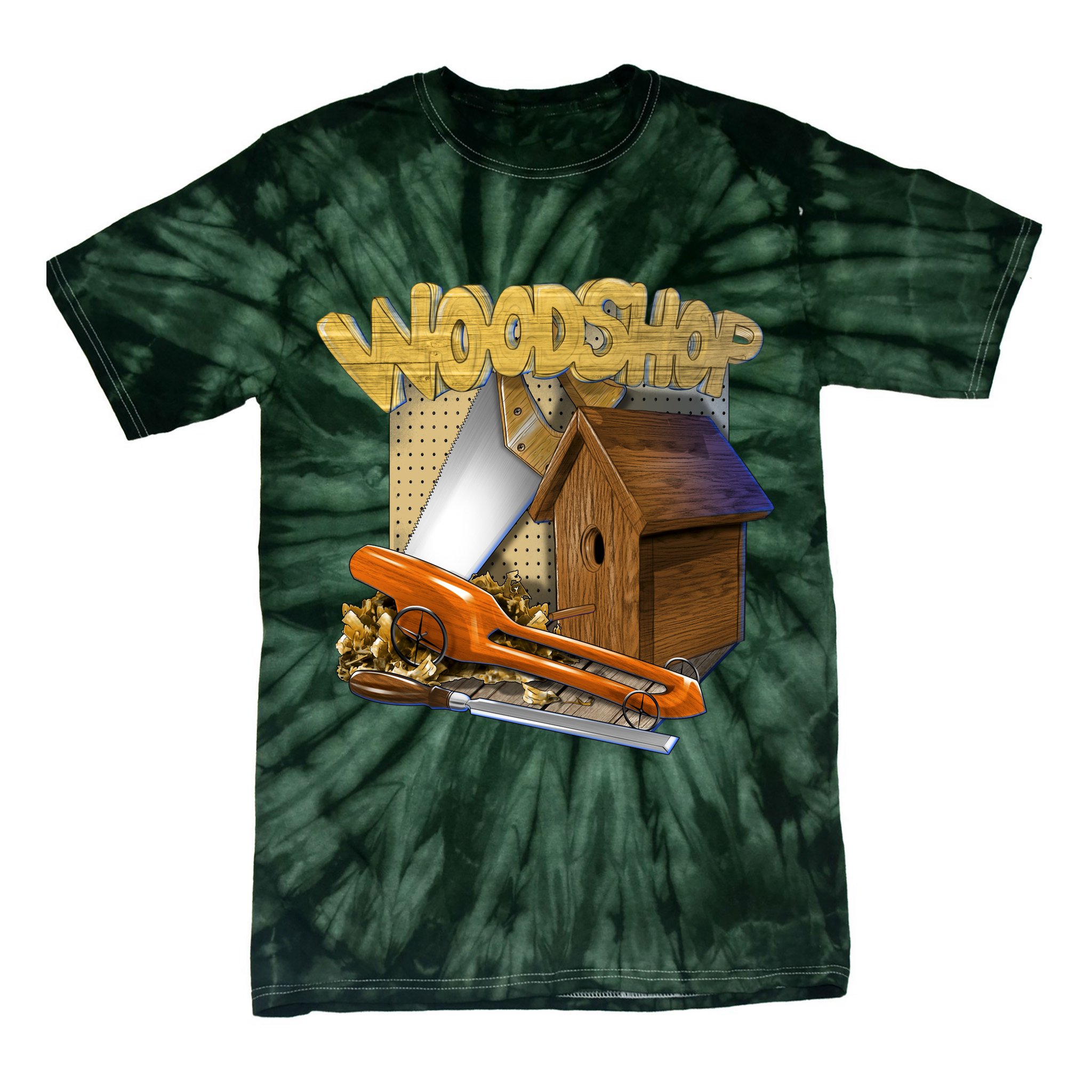 Woodshop Tie-Dye T-Shirt