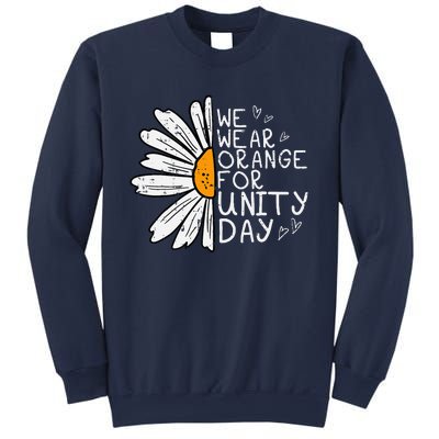 We Wear Orange For Unity Day Daisy Anti Bullying Sweatshirt