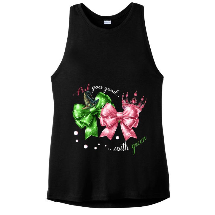 Women Ladies PosiCharge Tri-Blend Wicking Tank