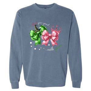 Women Garment-Dyed Sweatshirt