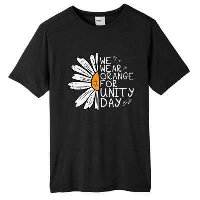 We Wear Orange For Unity Day Daisy Anti Bullying Tall Fusion ChromaSoft Performance T-Shirt