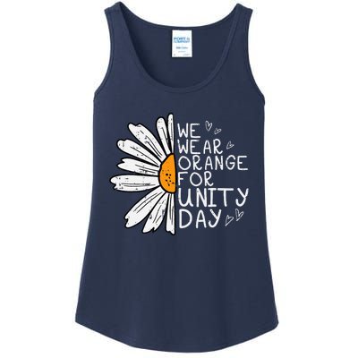 We Wear Orange For Unity Day Daisy Anti Bullying Ladies Essential Tank