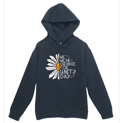 We Wear Orange For Unity Day Daisy Anti Bullying Urban Pullover Hoodie