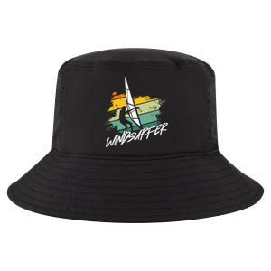 Windsurfer Wave Ocean Windsurfing Sailboarding Surfing Cool Comfort Performance Bucket Hat