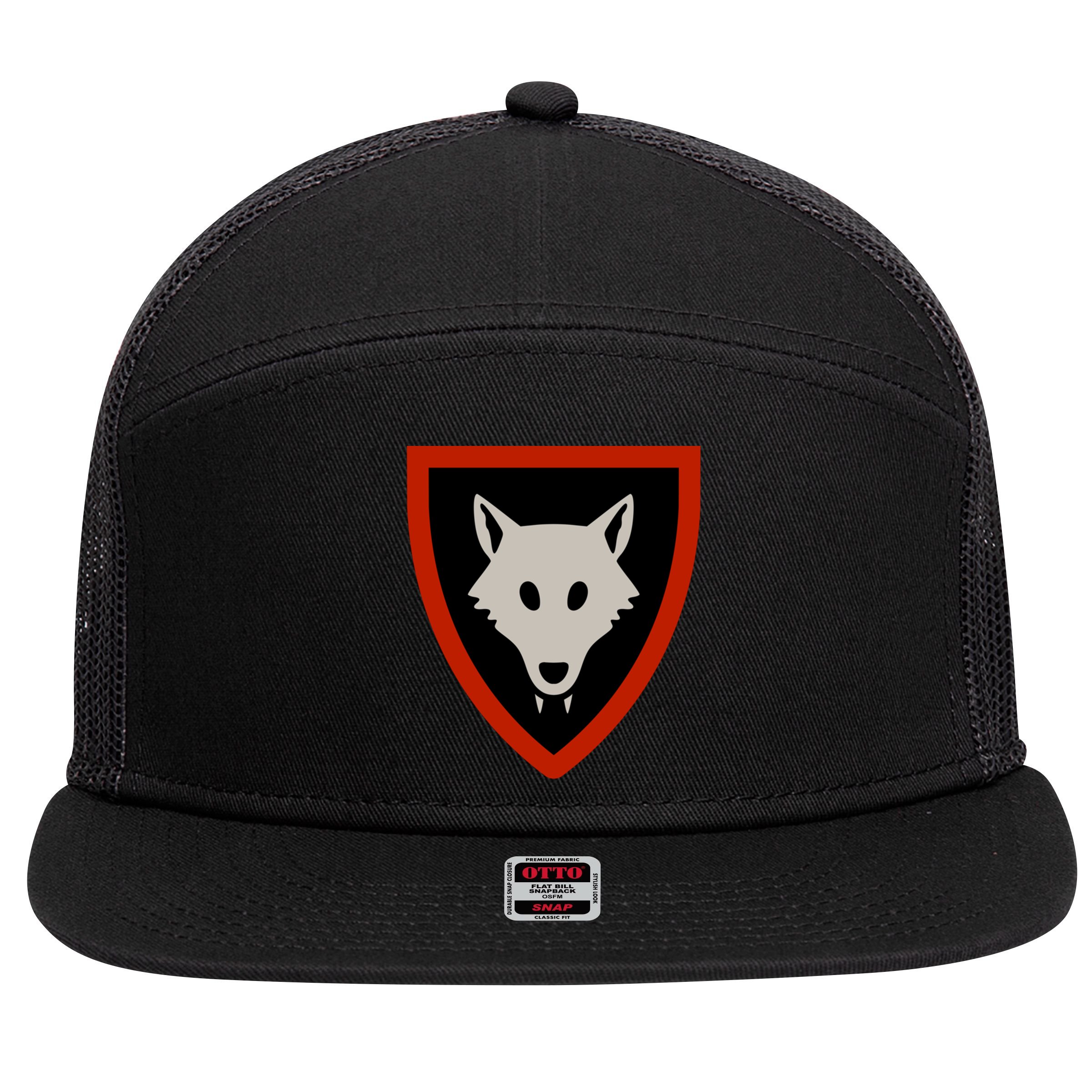 Wolfpack 7 Panel Mesh Trucker Snapback Hat