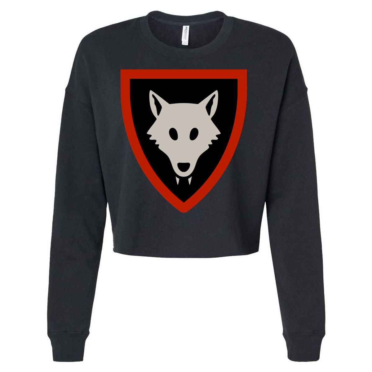 Wolfpack Cropped Pullover Crew