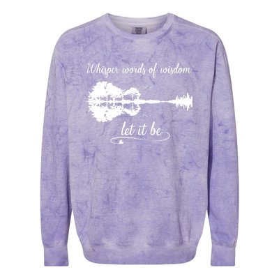 Whisper Words Of Wisdom Colorblast Crewneck Sweatshirt