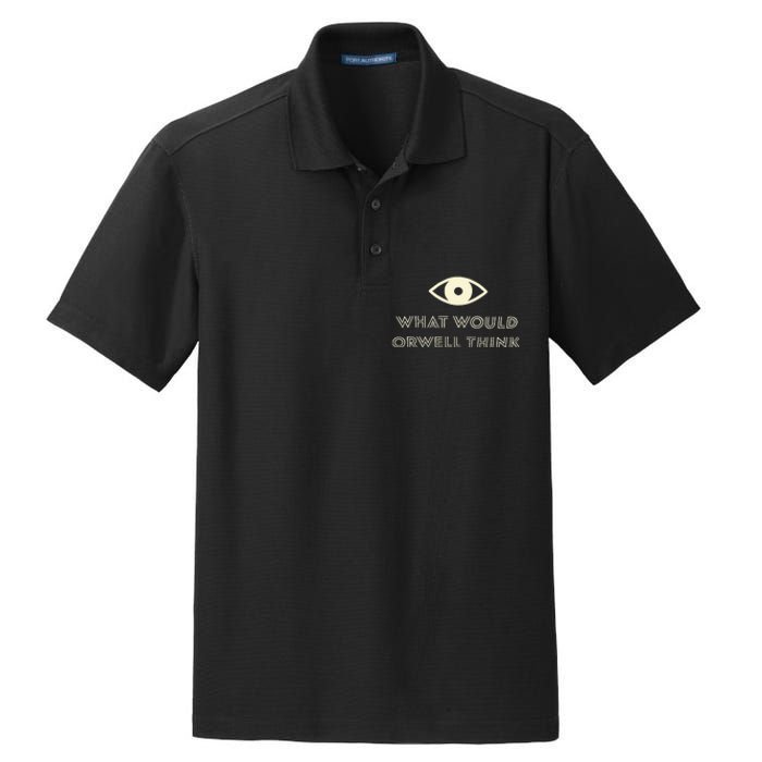 What Would Orwell Think Dry Zone Grid Polo