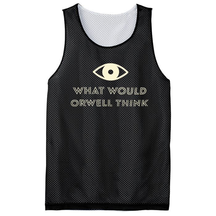 What Would Orwell Think Mesh Reversible Basketball Jersey Tank