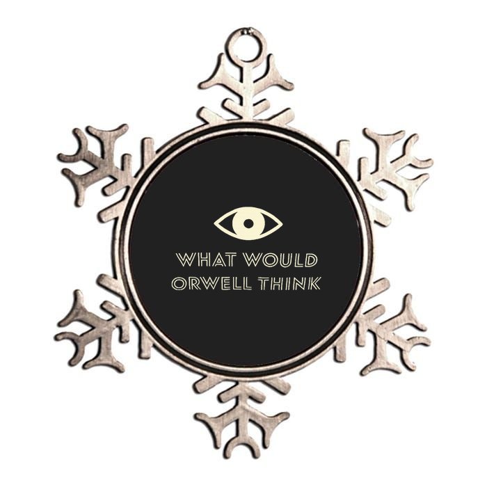 What Would Orwell Think Metallic Star Ornament