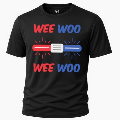 Wee Woo Police Car Funny Performance Shirt