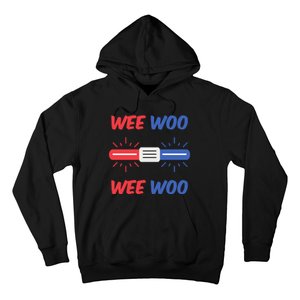 Wee Woo Police Car Funny Hoodie