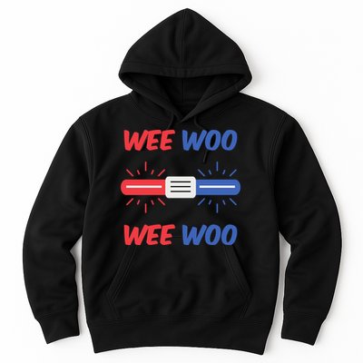 Wee Woo Police Car Funny Hoodie