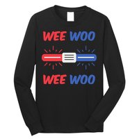 Wee Woo Police Car Funny Long Sleeve Shirt