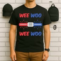 Wee Woo Police Car Funny T-Shirt