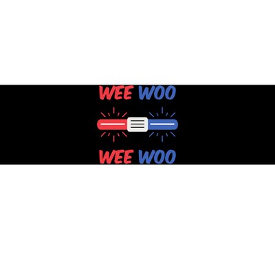 Wee Woo Police Car Funny Bumper Sticker