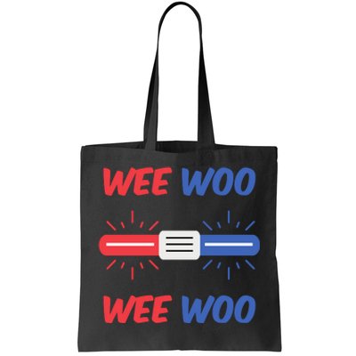 Wee Woo Police Car Funny Tote Bag