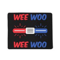 Wee Woo Police Car Funny Mousepad