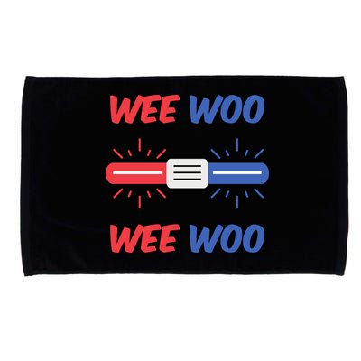 Wee Woo Police Car Funny Microfiber Hand Towel
