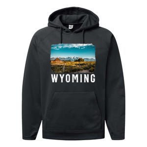 Wyoming Wyoming Pride Wyoming Native Performance Fleece Hoodie