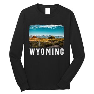 Wyoming Wyoming Pride Wyoming Native Long Sleeve Shirt