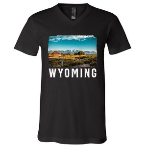 Wyoming Wyoming Pride Wyoming Native V-Neck T-Shirt