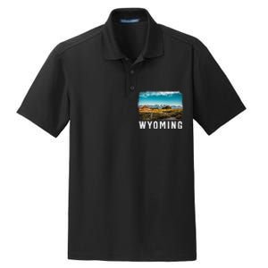 Wyoming Wyoming Pride Wyoming Native Dry Zone Grid Polo