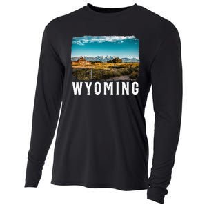 Wyoming Wyoming Pride Wyoming Native Cooling Performance Long Sleeve Crew