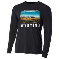 Wyoming Wyoming Pride Wyoming Native Cooling Performance Long Sleeve Crew