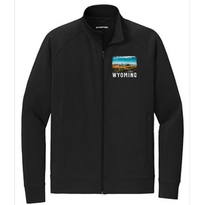 Wyoming Wyoming Pride Wyoming Native Stretch Full-Zip Cadet Jacket