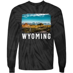 Wyoming Wyoming Pride Wyoming Native Tie-Dye Long Sleeve Shirt