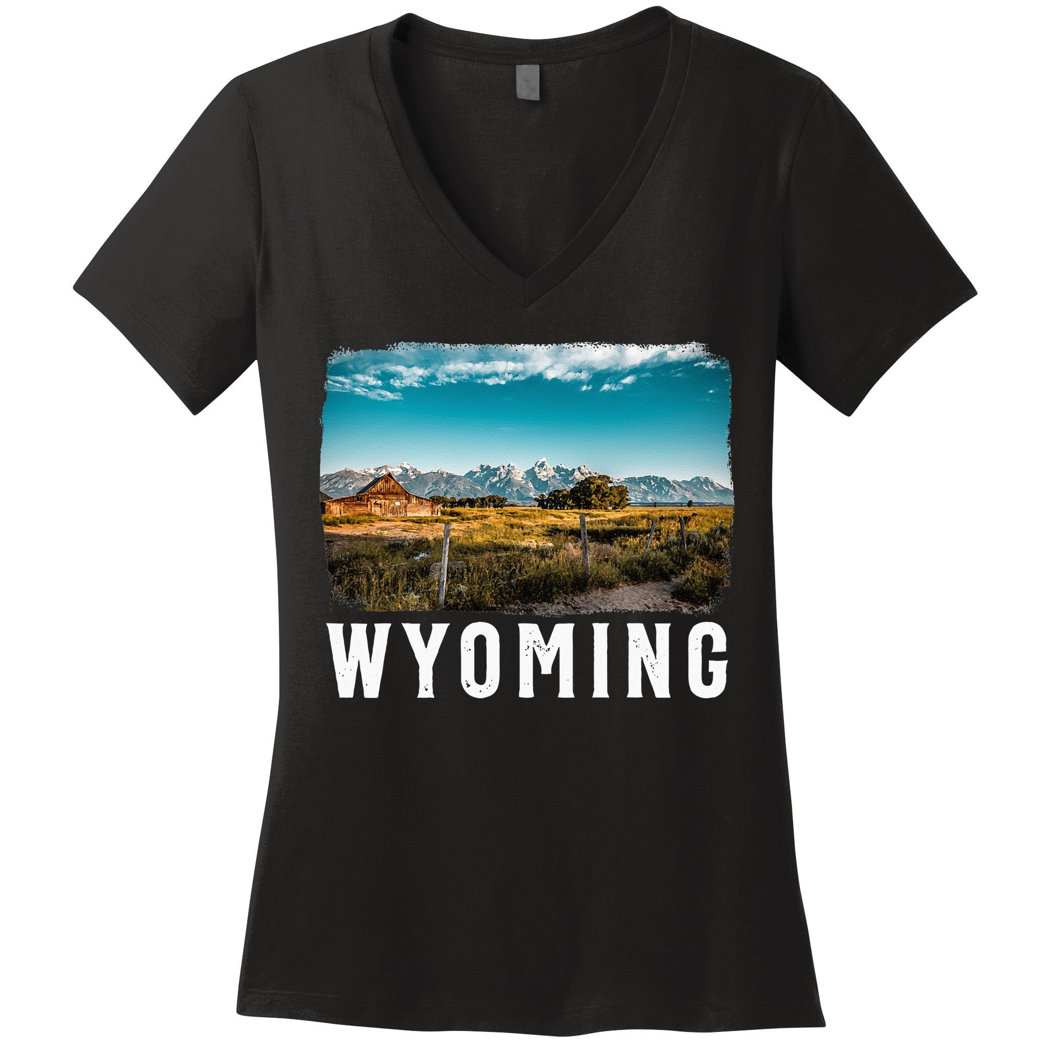 Wyoming Wyoming Pride Wyoming Native Women's V-Neck T-Shirt