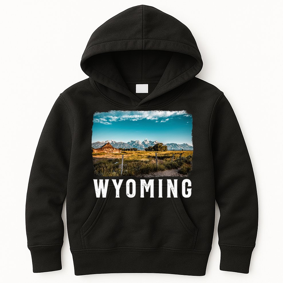 Wyoming Wyoming Pride Wyoming Native Kids Hoodie