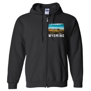 Wyoming Wyoming Pride Wyoming Native Full Zip Hoodie