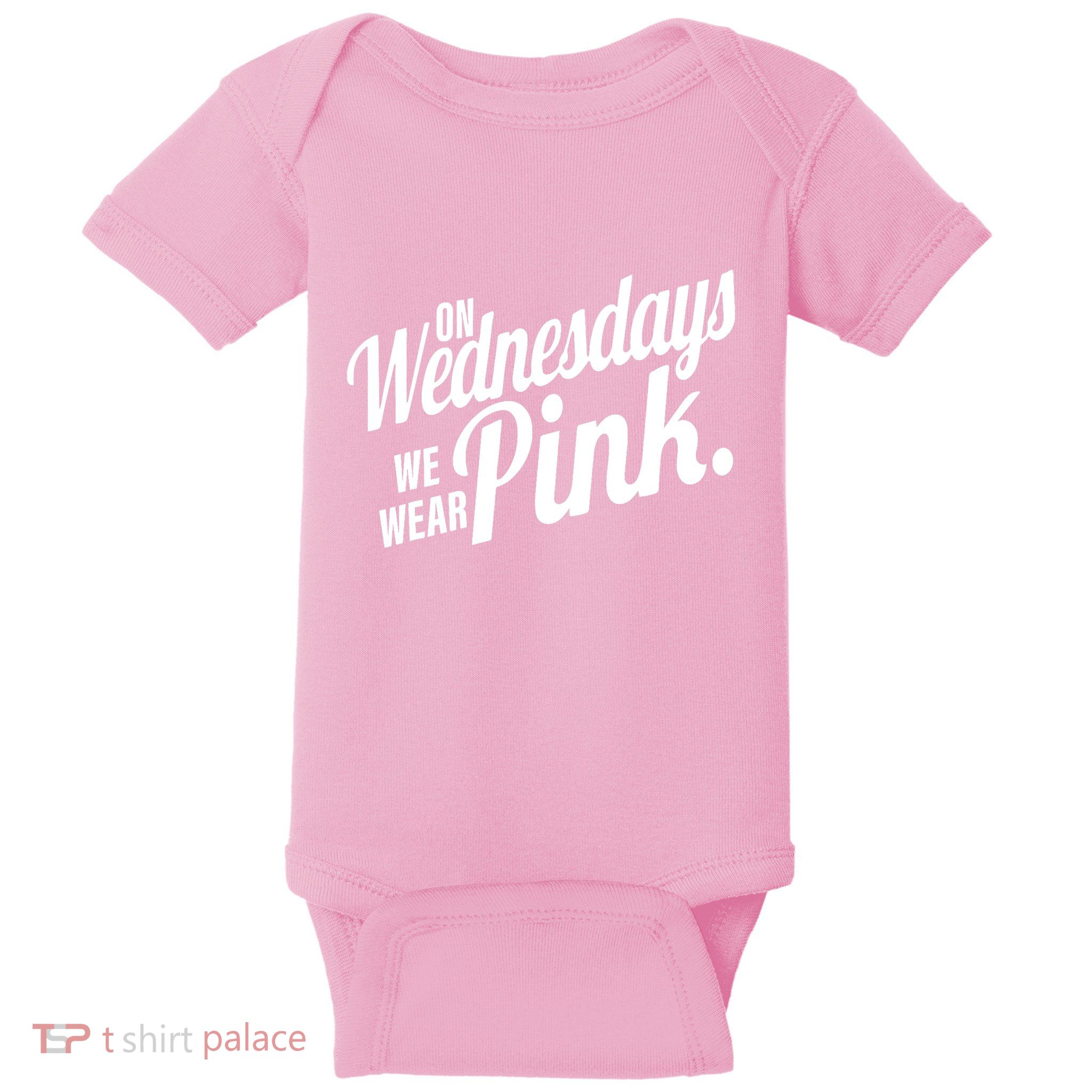 We Wear Pink For Breast Cancer Awareness Baby Bodysuit